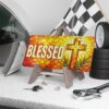 Blessed Cross Vanity Plate | Religious License Plate, Christian Car Decor