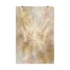 Glowing Gold Crown Wall Art, King of Kings Christian Poster, Modern Regal Faith Decor, Ethereal Light Crown Painting Print