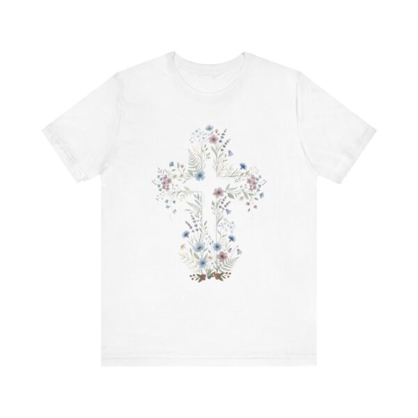 18331142228264771820_2048.jpeg Floral Cross Tee | Botanical Cross Shirt