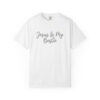 1987530157500433239_2048.jpeg Comfort Colors® Jesus Is My Bestie T-shirt | Christian Faith Typography, Bible Verse Shirt