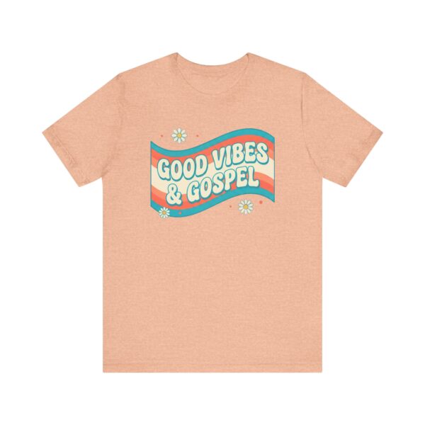 2109822893258536962_2048.jpeg Good Vibes & Gospel T-Shirt | Retro Wave Christian Tee