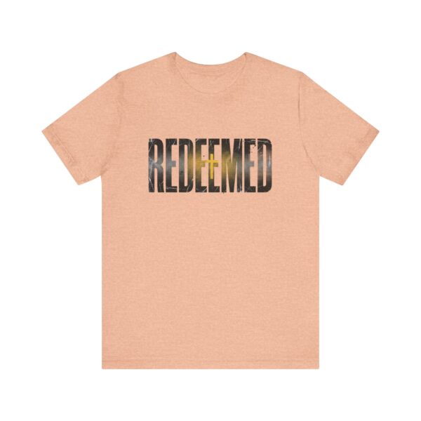Redeemed graphic tee | Christian faith typography shirt