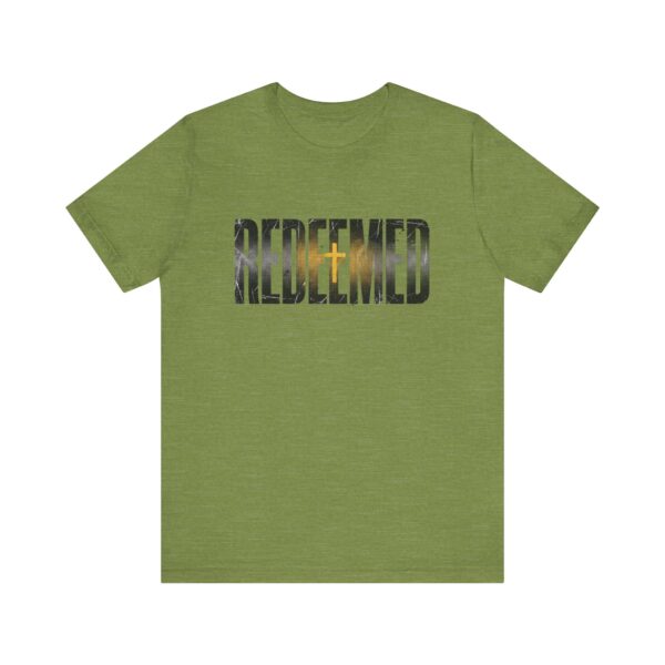 Redeemed graphic tee | Christian faith typography shirt
