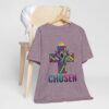 2522147259763701033_2048.jpeg Chosen Crowned Cross T-Shirt | Colorful Stained Glass Christian Faith Tee