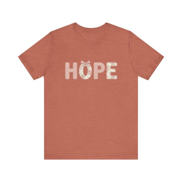 Floral HOPE lettering tee | Inspirational shirt, pastel floral print