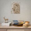 3025745798431900090_2048.jpeg Lion of Judah Poster | Modern Beige Christian Wall Art | Textured Palette Knife Plaster Print | Lion of Judah Scripture Art Decor
