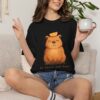 Comfort Colors® Meditating Bear with Orange Slice T-Shirt | Be Still and Know, Bible Verse Shirt, Religious Women