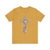 Floral Cross tee | T-Shirt, Christian floral cross design