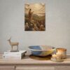 3387538309157267735_2048.jpeg Sermon on the Mount Poster | Modern Sage Green & Gold Christian Wall Art | Palette Knife Plaster Print | Beatitudes Blessings Faith Decor