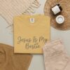 3435719871209560971_2048.jpeg Comfort Colors® Jesus Is My Bestie T-shirt | Christian Faith Typography, Bible Verse Shirt