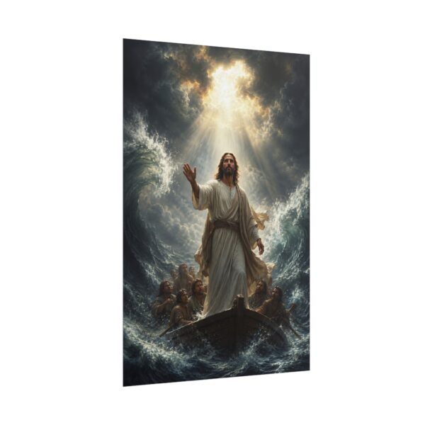 3448330021280950684_2048.jpeg Jesus Calming the Storm Wall Art, Peace Be Still Poster Print, Faith Over Fear Sea Poster, Christian Boat Art, Religious Encouragement Gift