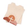 Seek Him First cross sunset Tee | Christian faith shirt