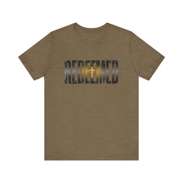 Redeemed graphic tee | Christian faith typography shirt