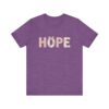 Floral HOPE lettering tee | Inspirational shirt, pastel floral print