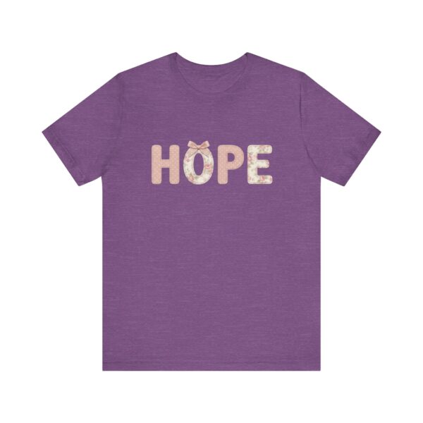 Floral HOPE lettering tee | Inspirational shirt, pastel floral print