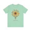 Sunflower Bouquet Isaiah 40:8 T-Shirt | Floral Scripture Tee