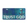 3953568050123163332_2048.jpeg Trust God anchor mosaic Vanity Plate | Christian faith license plate