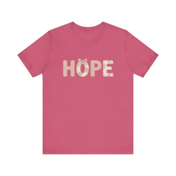 Floral HOPE lettering tee | Inspirational shirt, pastel floral print