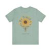 Sunflower Bouquet Isaiah 40:8 T-Shirt | Floral Scripture Tee