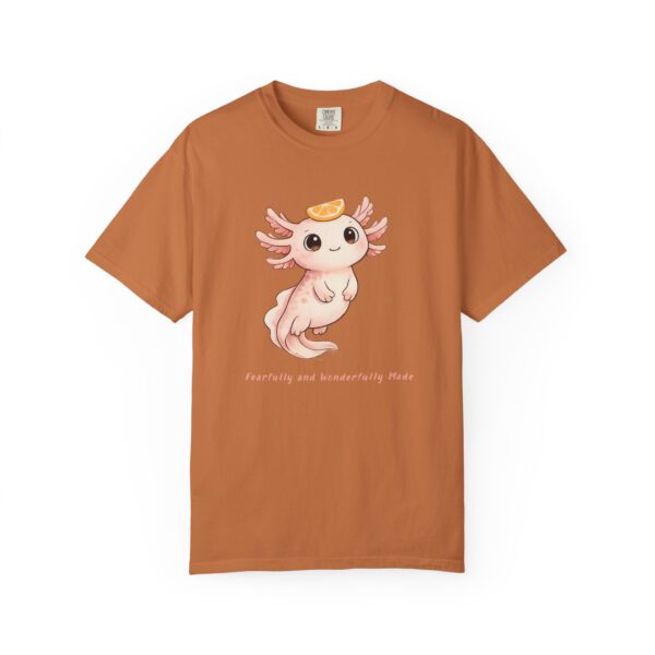 4184400857645685999_2048.jpeg Comfort Colors® Axolotl Illustration T-shirt | Cute Axolotl Character with Toast, Christian Shirt, Bible Verse Shirt, Religious Women Gift