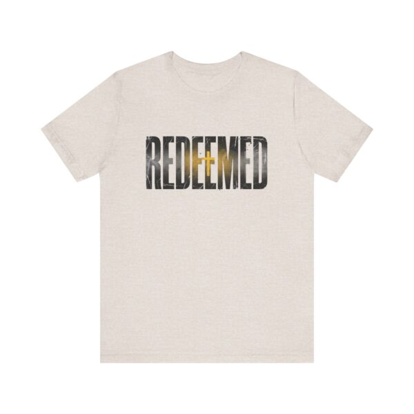 Redeemed graphic tee | Christian faith typography shirt