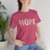 Floral HOPE lettering tee | Inspirational shirt, pastel floral print