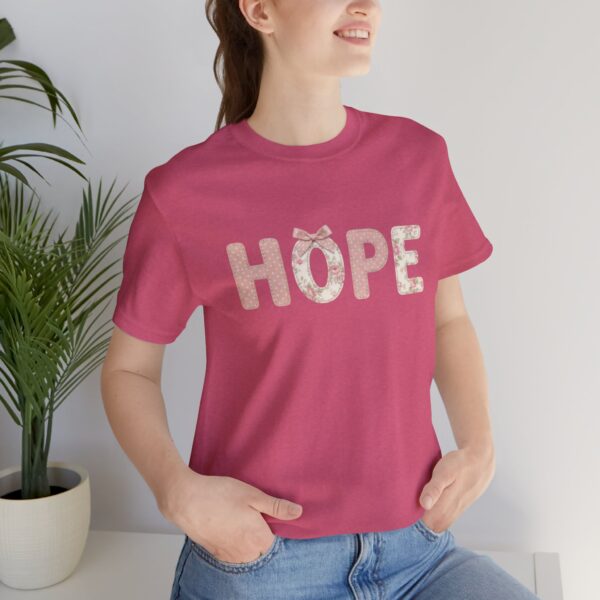 Floral HOPE lettering tee | Inspirational shirt, pastel floral print