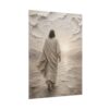 4972467384831567452_2048.jpeg I Am the Way Jesus Painting Poster | Minimalist Christian Wall Art, Modern Beige Gray Impasto Print, Textured Palette Knife Faith Home Decor