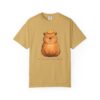 Comfort Colors® Meditating Bear with Orange Slice T-Shirt | Be Still and Know, Bible Verse Shirt, Religious Women