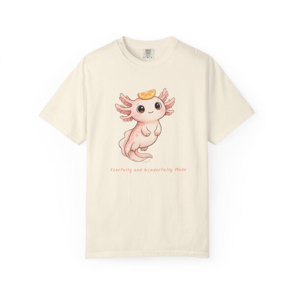 5025658076014594672_2048.jpeg Comfort Colors® Axolotl Illustration T-shirt | Cute Axolotl Character with Toast, Christian Shirt, Bible Verse Shirt, Religious Women Gift