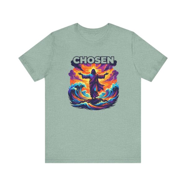 5075882214554776015_2048.jpeg Chosen Jesus graphic tee | Christian faith shirt, Savior illustration