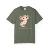 5256501721328399171_2048.jpeg Comfort Colors® Axolotl Illustration T-shirt | Cute Axolotl Character with Toast, Christian Shirt, Bible Verse Shirt, Religious Women Gift