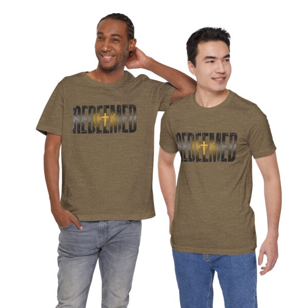 Redeemed graphic tee | Christian faith typography shirt