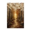 5276014990442781732_2048.jpeg The Way of the Cross Forest Path Poster | Autumn Wooded Trail Christian Art, Textured Palette Knife Painting | Warm Neutral Faith Home Decor