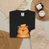 Comfort Colors® Meditating Bear with Orange Slice T-Shirt | Be Still and Know, Bible Verse Shirt, Religious Women