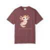 5637157702538670105_2048.jpeg Comfort Colors® Axolotl Illustration T-shirt | Cute Axolotl Character with Toast, Christian Shirt, Bible Verse Shirt, Religious Women Gift
