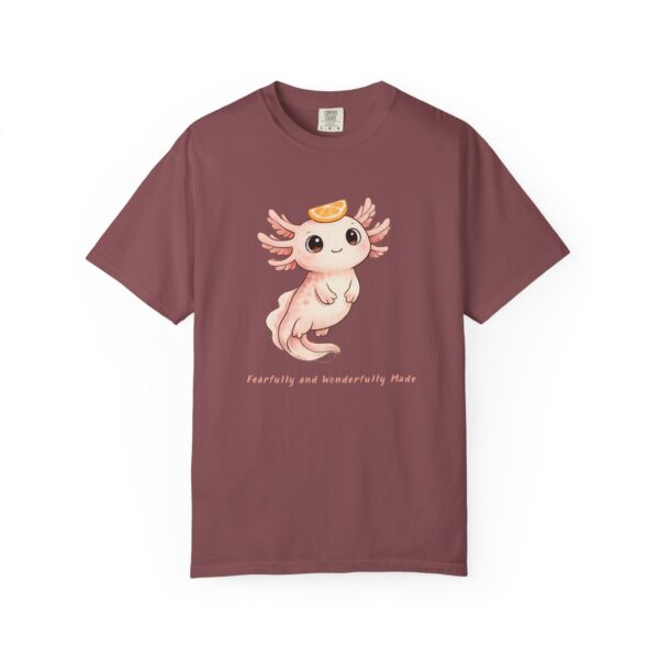 5637157702538670105_2048.jpeg Comfort Colors® Axolotl Illustration T-shirt | Cute Axolotl Character with Toast, Christian Shirt, Bible Verse Shirt, Religious Women Gift