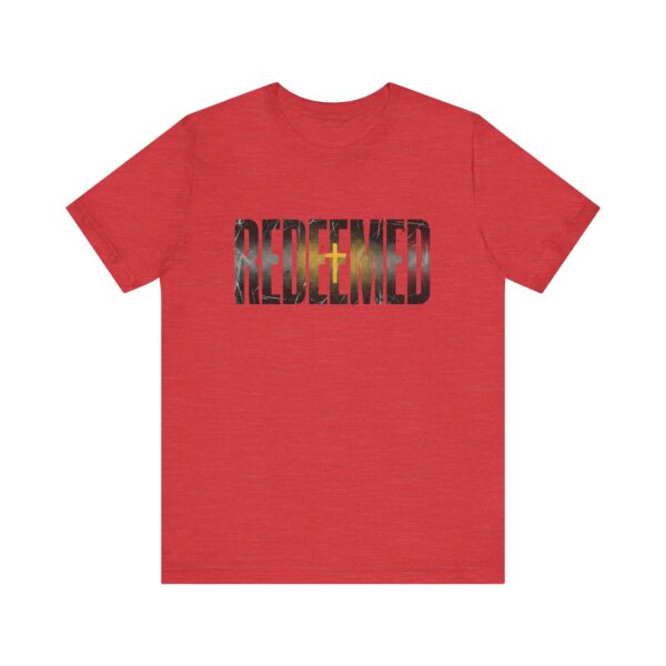 Redeemed graphic tee | Christian faith typography shirt