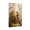 5731251573780964651_2048.jpeg Armor of God Shield and Sword Poster | Ephesians 6 Christian Wall Art | Textured Gold Impasto Paint Print | Masculine Faith Decor