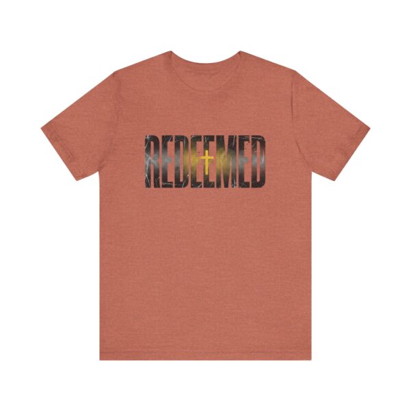 Redeemed graphic tee | Christian faith typography shirt
