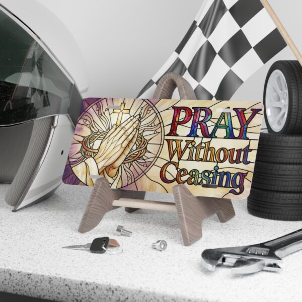 5816519865900764197_2048.jpeg Pray Without Ceasing Vanity Plate | Religious License Plate