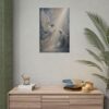 5918100030548883373_2048.jpeg The Annunciation Angel Gabriel & Mary Poster | Modern Powder Blue Christian Wall Art | Palette Knife Plaster Print | Sacred Faith Home Decor