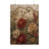 5971641416925900695_2048.jpeg Praise God Vintage Floral Tapestry Poster | Cottagecore Christian Wall Art | Textured Palette Knife Flower Painting Poster