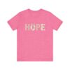 Floral HOPE lettering tee | Inspirational shirt, pastel floral print