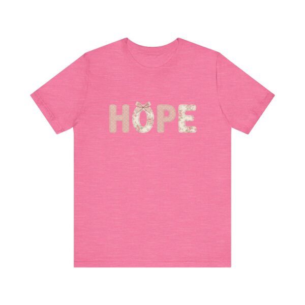 Floral HOPE lettering tee | Inspirational shirt, pastel floral print