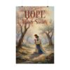 6067512765603915927_2048.jpeg Jesus Praying in Gethsemane Colorful Modern Oil Painting style Poster, Hope holds steady