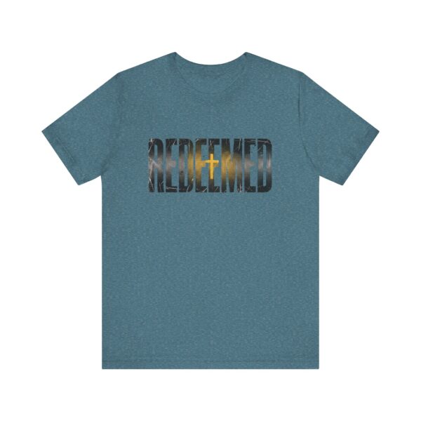 Redeemed graphic tee | Christian faith typography shirt