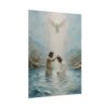 6324045666862728764_2048.jpeg Baptism of Jesus Jordan River Poster | Modern Aqua Blue Christian Wall Art | Textured Palette Knife Plaster Print, Soothing Faith Home Decor