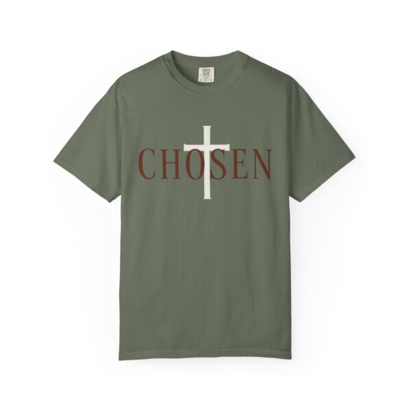 Comfort Colors® Chosen cross T-Shirt | Christian faith tee, religious scripture design
