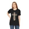 Floral Cross tee | T-Shirt, Christian floral cross design